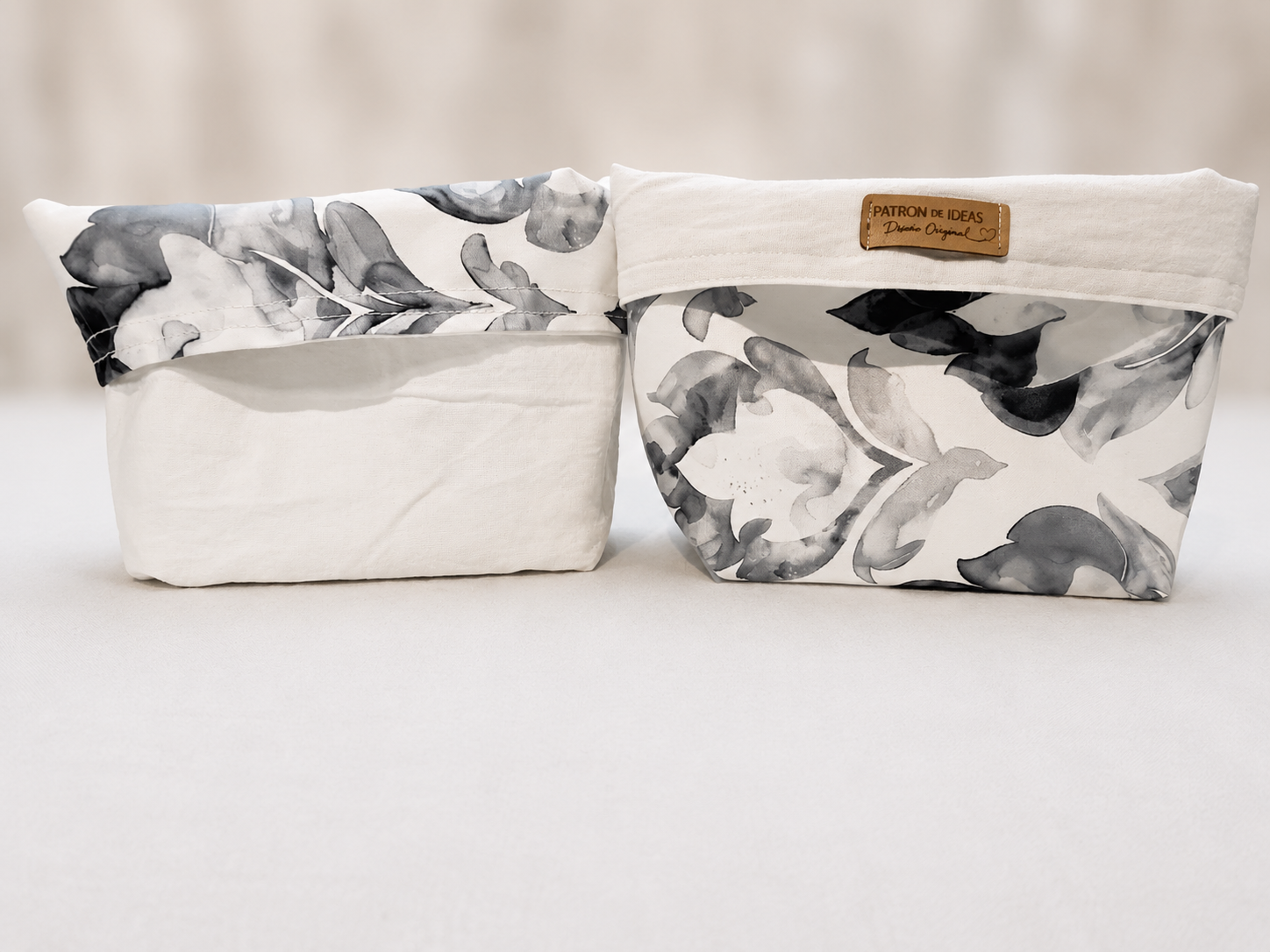 Panera Flores Gris