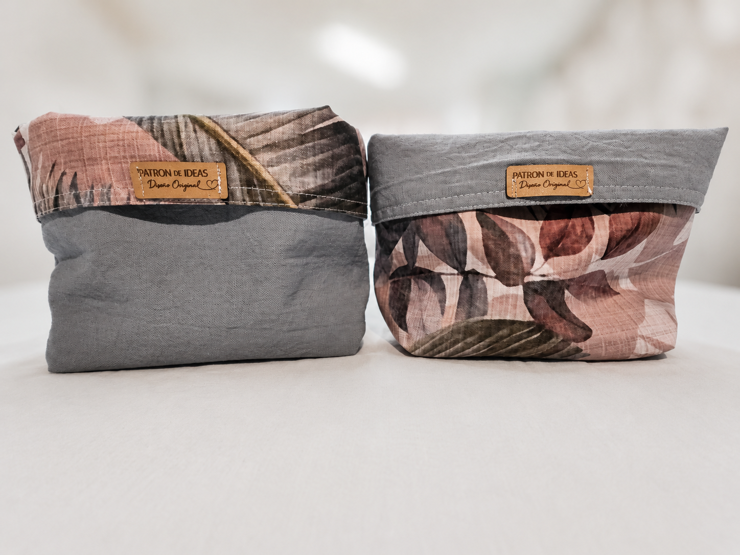 Panera Hojas Gris