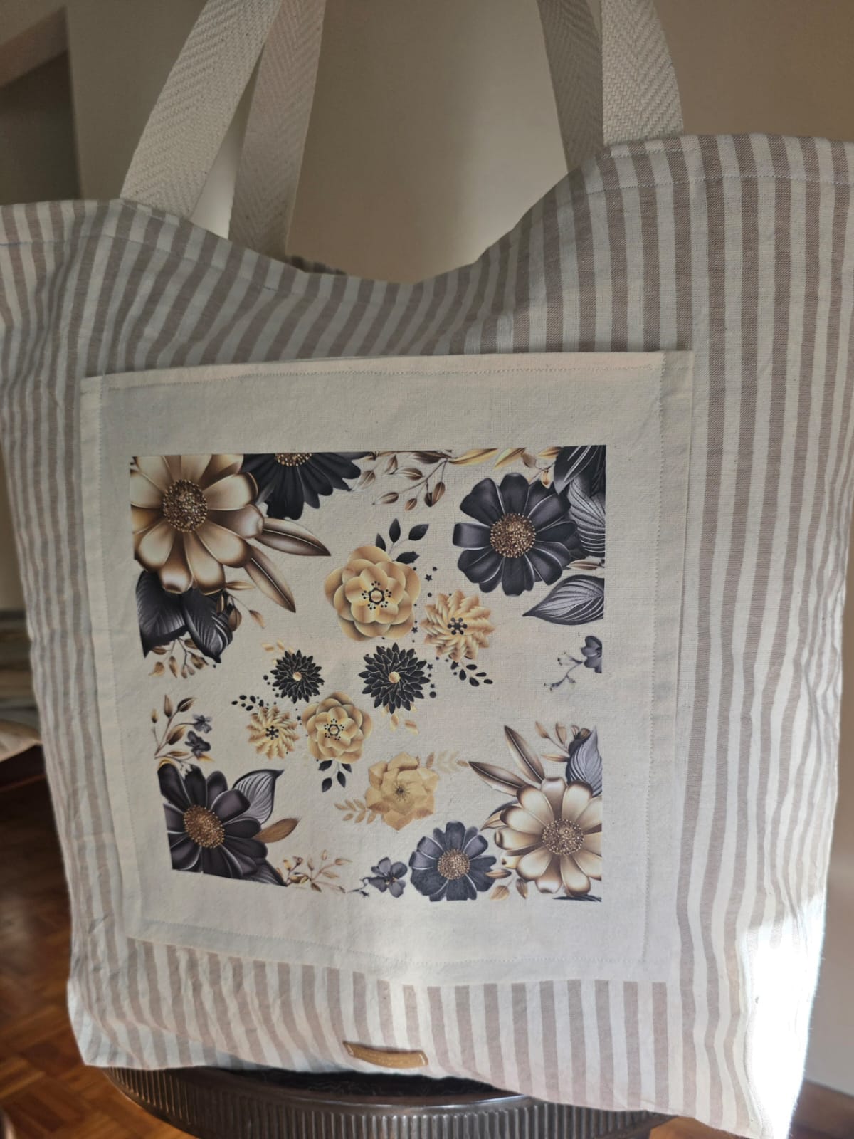 Bolso Flores Azules