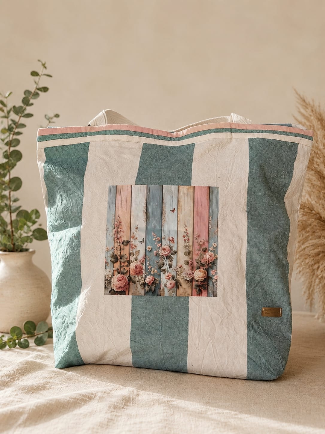 Bolso Rosas Vintage fondo